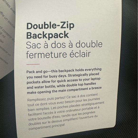 Lululemon Double-Zip Backpack 22L (NWT) - Picture 3 of 4